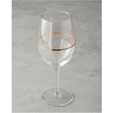 Karokstore Fiore Cam 4'lü Kadeh 540 ml Açık Pembe