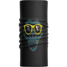 Motobir Baf-Bandana Sarı Gözlüklü Kürdanlı Maymun