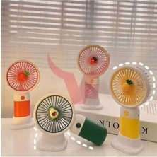 Karokstore Şarjlı Masa ve El Fan Taşınabilir Şarjlı Edilebilir Mini Fan