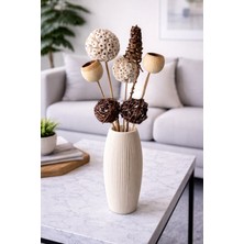 Tropikal Natürel Dekoratif Kuru Çiçek Vazo Çiçeği