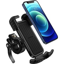Karokstore Ugreen Bisiklet Telefon Montaj Motosiklet Telefon Tutucu Bisiklet Dağ Motosiklet Gidon Standı 13 Pro Max 12 11 Xs Xr 8+ 7 6, Galaxy S22 S21 S20 A71 A51 Piksel ile Uyumlu