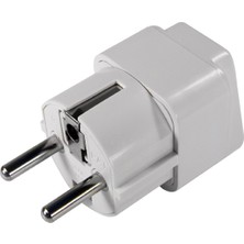 Karokstore Evrensel Adaptör Seyahat Fişi Beyaz Ab Normu - 250V Ac 10~16A