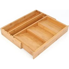 Karokstore Bambu Çekmece Düzenleyici, Kaşıklık Organizer