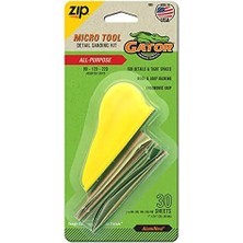 Karokstore Gator Fınıshıng Products Microzip Zımpara Seti, Farklı Tanecikli