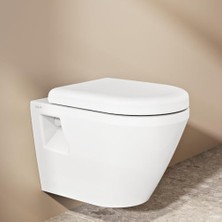 Karokstore Zentrum Round 121-003-901 Klozet Kapağı, Beyaz
