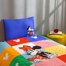 Karokstore Minnie & Standart Pamuk Nevresim Takımı, Çok Renkli, Tek Kişilik
