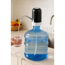 Karokstore USB Şarjlı Otomatik Damacana Su Pompası – Tuşlu Düğme, Şarj Göstergeli, Sessiz Motorlu, 5V 4W Güçlü Performanslı Su Dağıtıcı