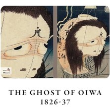Karokstore Retronote Ghosts Series I - A6, Hokusai 4'lü Defter Seti V, Çizgisiz, Toplam 192 Sayfa, Her Biri 48 Sayfa, Tel Dikiş, Esnek Kapak, Oval Kenar, Tuval Doku, 60 Gram, Sarı Krem Renk