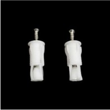 Karokstore 2 Adet Klozet Kapağı Genleşme Vidası, Wc Oturağı, Sabitleme Vidaları, Dübel Seti, Tuvalet Oturağı, Tuvalet Kapağı, Yedek Parça, Wc Sabitleme Seti, Tuvalet Kapağı Sabitleme