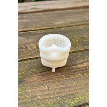 Karokstore Gül Dokulu Küçük Tekli Mum Kalıbı