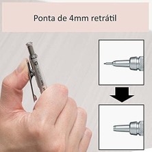 Karokstore 0.3 mm - Metal Gövde, Gizli Uç, Teknik Çizim ve Yazı Için Versatil