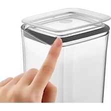 Karokstore Kare Saklama Kabı 3 x 2 Litre, Şeffaf