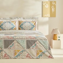 Karokstore EDELLA%100 Pamuk Tek Kişilik Nevresim Takımı Multicolor
