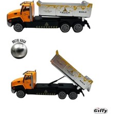 Karokstore Uzaktan Kumandalı Kamyon Şarjlı Işıklı Metal Kasa Dorse Hareketli Full Fonksiyon Iş Makinesi R/c Araç