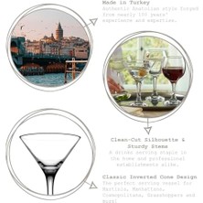 Karokstore Bıstro Kokteyl Kadehı 190 cc 6'lı Hediyelik Kutu