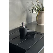 Karokstore Hazneli Sıvı Sabunluk-Siyah
