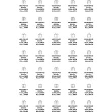 Karokstore Paketlemeye Özel 525 Adet Sticker, Hediyenizi Güzel Günlerde Kullanın