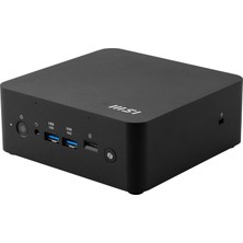 MSI CUBI NUC AI+ 2MG-001EU Intel Ultra 7 258V 32GB 1TB SSD Windows 11 Pro Siyah Mini Pc
