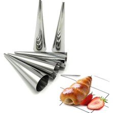Karokstore Life 6 Lı Paslanmaz Çelik Hamur Kornet Kalıbı MIT1043