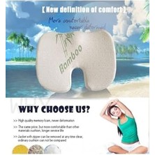 Karokstore Whiteblanco Bambu Kılıflı Oturma Minderi ve Sırt Yastığı Seti