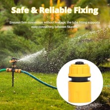 Karokstore Hortum Bağlantısı, 6 Adet 1/2 Inç Hortum Için Hızlı Bağlantı Parçası, Sızıntı Önleyici Hortum Bağlantı Seti, Hızlı Çıkışlı Evrensel Bahçe Hortumu Bağlantısı, Bitki Sulama Için