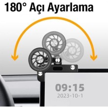 Karokstore Polham Mobile Model Y, S, X, 3 Ile Uyumlu Magsafeli Telefon Tutucu, Notebook Ekranı Için Telefon Tutucu