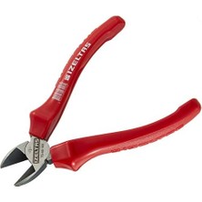 Karokstore Yan Keski Opak Seri, 160 Mm, Alaşım Çelik, Kırmızı