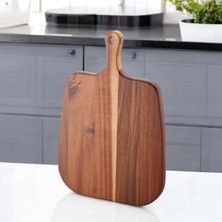 Karokstore Akasya Kesme Tahtası Antibakteriel Yıkanabilir Doğrama Tahtası Dikdörtgen | Yıkanabilir Akasya Kesme Tahtası, Hijyenik ve Dayanıklı Doğrama Işleriniz Için Ideal (30 * 19,8 * 1.8cm)