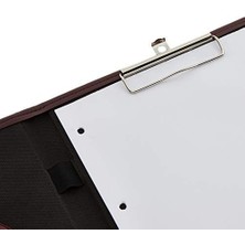 Karokstore 2k 412-4 Sekreter Notluğu A4 Sekreterlik Dosyası Deri Kapaklı Sekreter Tablası, Bordo