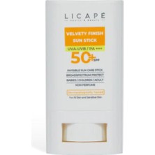 Karokstore Licape Spf 50+ Güneş Kremi Stick – Yüksek Koruma & Suya Dayanıklı – Tüm Yaş Gruplarına Uygun, Hassas Cilt Dostu, Kolay Uygulama – 18 ml