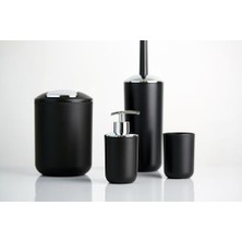 Karokstore Salıncaklı Kapaklı Çöp Kovası Brezilya S Siyah 2 Kırılmaz Siyah