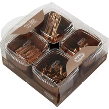 Karokstore Cubbie Premium 4'lü Kutu Ataş Raptiye Seti, Rosegold