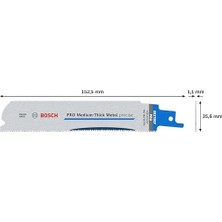 Karokstore 5x Pro Medium-Thick Metal S937BEF Hassas Panter Testere Bıçağı (Metal Borular ve Profiller, Demir Içermeyen Metaller, Uzunluk 150 Mm, Professional Aksesuar Panter Testere)