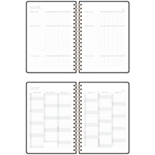 Karokstore 2026 Spiralli Günlük Ajanda 12 Aylık – 17X24 cm Siyah