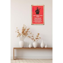 Karokstore Ahşap Mdf Duvar Posteridayanılmaz Bir Kötülük Gelirse Eğer Başına Hz.ali Mdf Tablo DRTR0004