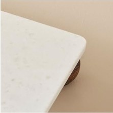 Karokstore Olmo Mermer Dikdörtgen Sunum Standı Naturel (15X30 Cm)