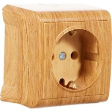 Karokstore Meşe Topraklı Priz