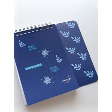 Karokstore A5 Spiralli Süresiz Haftalık Planlayıcı Ajanda Seti (Mavi)