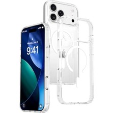 Karokstore Labs Kablosuz Şarj Uyumlu Air Hybrid Şeffaf Kılıf, Darbe Emici Tpu + Pc Şeffaf Kılıf (17 Pro Max)