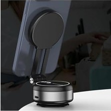 Karokstore Ehz Teknolojı Çift Taraflı Manyetik Telefon Tutucu, Uzayabilir Vakumlu, Şarjlı, Siyah