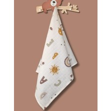 Karokstore Çok Amaçlı Müslin Örtü & BATTANIYE,%100 Pamuk, 80X80 cm