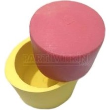 Karokstore Silindir Şeklinde Silikon Mum Kokulu Taş ve Sabun Kalıbı 6X6X5 cm Mum-01
