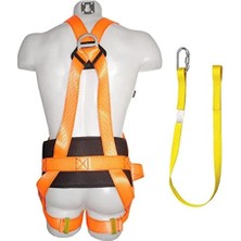 Karokstore Safeset Sfp-1 Paraşüt Tip Bel Destekli Tam Vücut Emniyet Kemeri Profesyonel