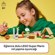 Karokstore Super Mario Toad Kampı 72040 – 6 Yaş ve Üzeri Çocuklar Için Yaratıcı Oyuncak Yapım Seti, Eğlenceli Doğa ve Kamp Macerası Temalı Hediye Fikri, Oyun ve Sergileme Deneyimi (159 Parça)