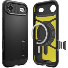 Karokstore Air Ekstra Dayanıklı Magsafe Kılıf Tough Armor Ai T Kamera Butonu Hava Kanalı Teknolojisi™ Askeri Sınıf Koruma Magfit Kickstand'lı Çift Katman Kapak - ACS09928