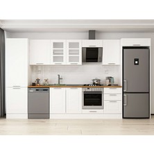 Alvinka 400X222 cm Mbr_c Mutfak Dolabı Beyaz Beyaz MBB-E90B60S50-3