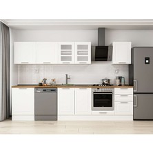 Alvinka 320X210 cm Mbr_c Mutfak Dolabı Beyaz Beyaz M-E90S60S50-3