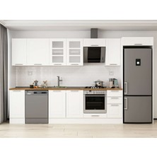 Alvinka 370X222 cm Mbr_c Mutfak Dolabı Beyaz Beyaz MB-E90S40S40-3