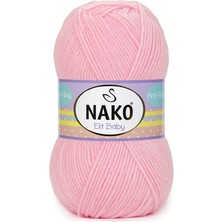 Nako Elit Baby (5 Adet) 23421 Soft Pembe El Örgü Ipliği