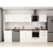 Alvinka 330X210 cm Mbr_c Mutfak Dolabı Beyaz Beyaz M-E90S60S60-2
